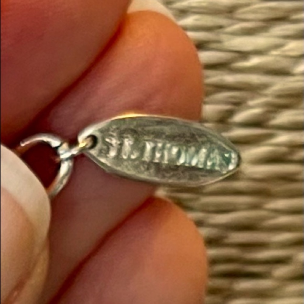 St. Thomas Silver Statement Necklace - image 4